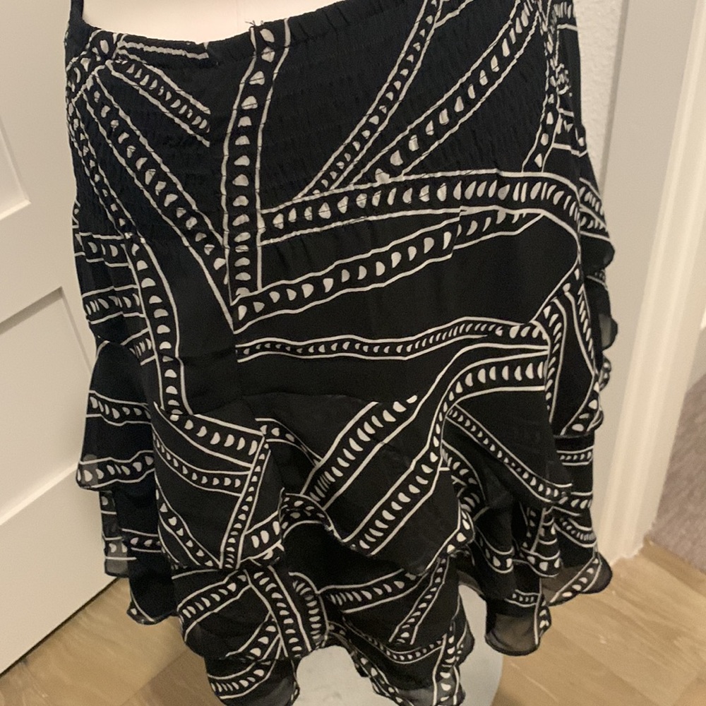 WHBM Smocked Waist Flirty Skirt